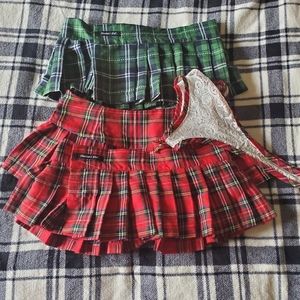 4 Piece Schoolgirl Lingerie Set One Size fits Most